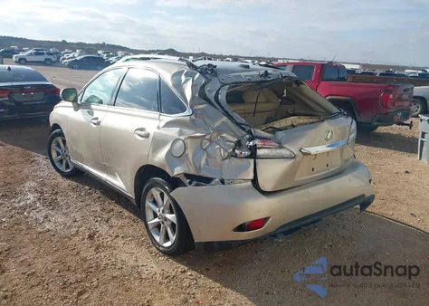 2011 Lexus Rx 350 из США, поврежденный, VIN 2T2ZK1BA2BC054367